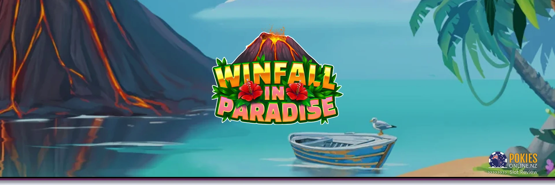 Winfall in paradise slot banner