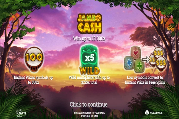 Jambo Cash pokie