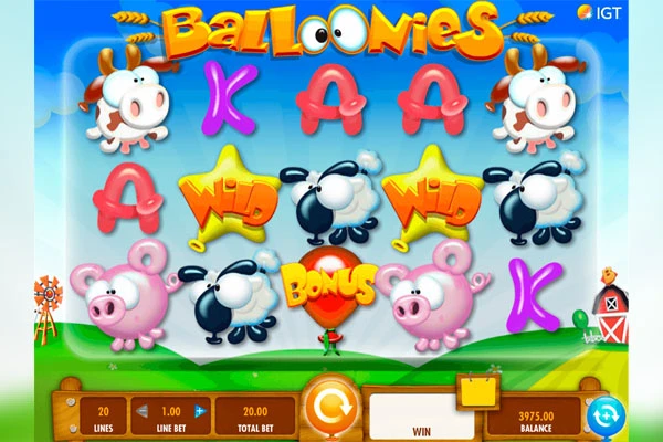 Balloonies Farm pokie