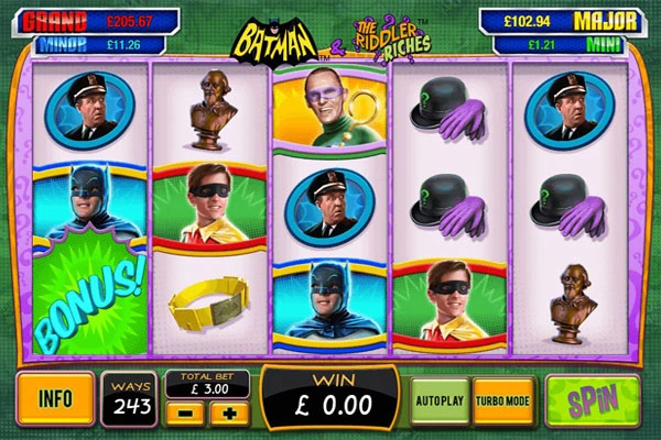 Batman and the Riddler Riches slot game