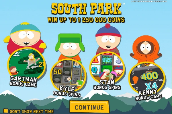 South Park pokie