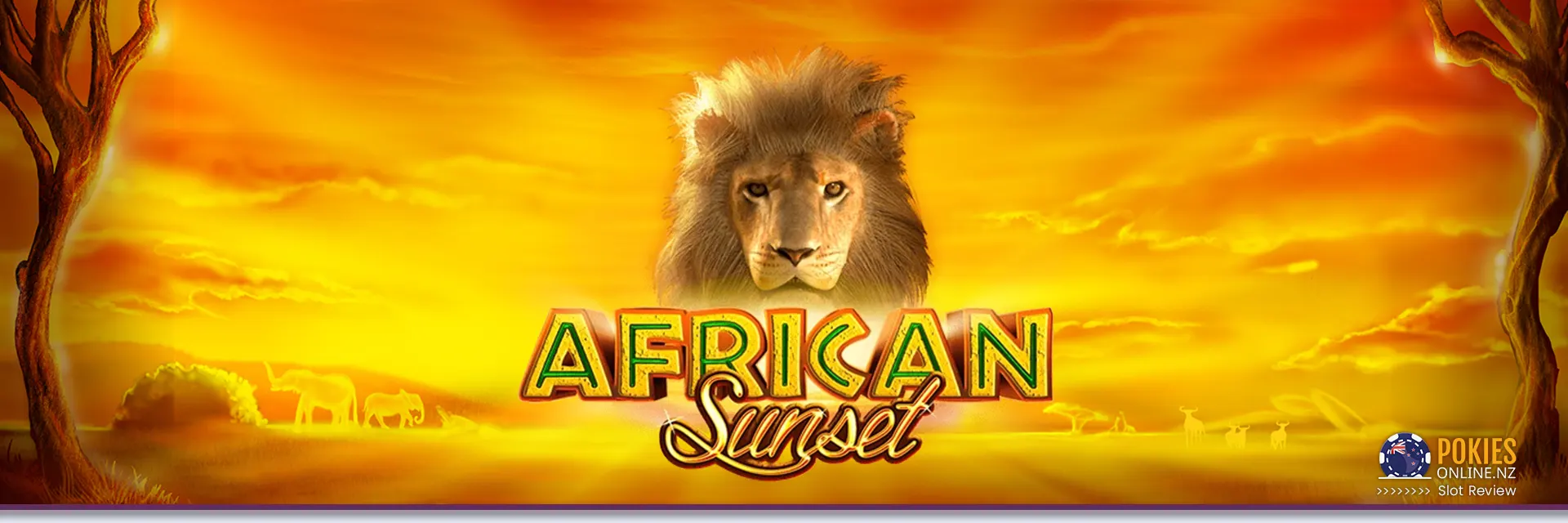 African Sunset slot Banner