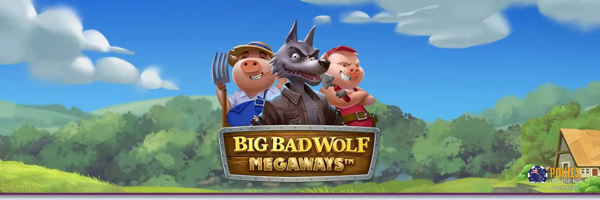 Big Bad wolf slot banner
