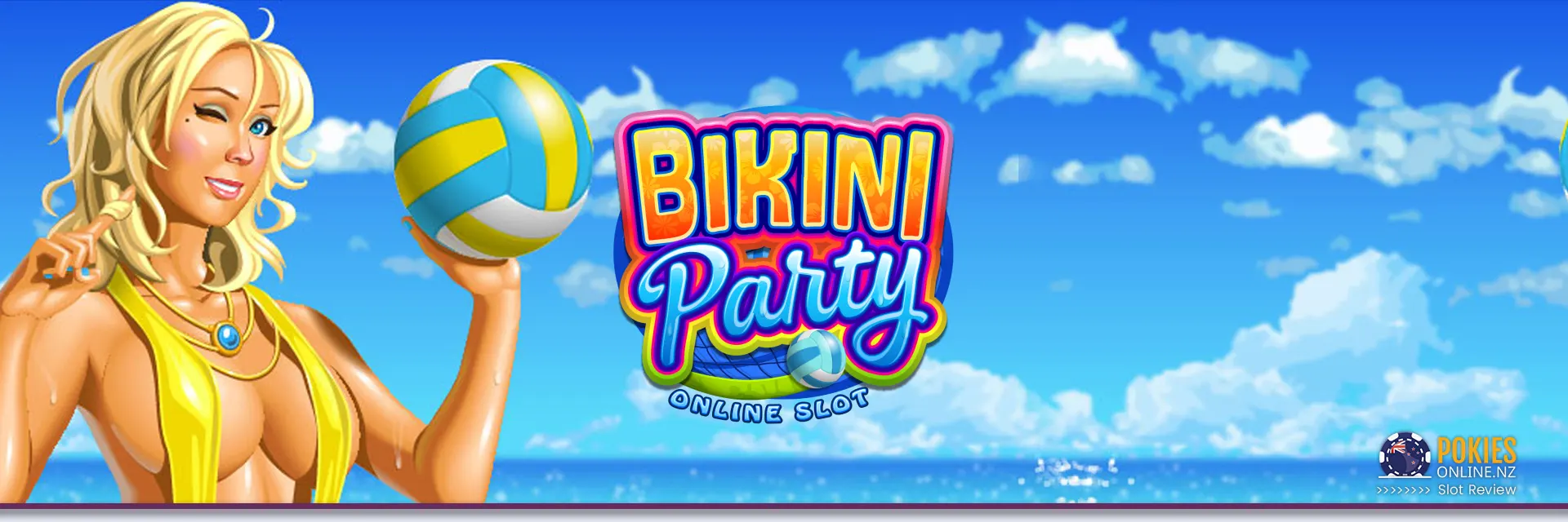 Bikini party slot banner