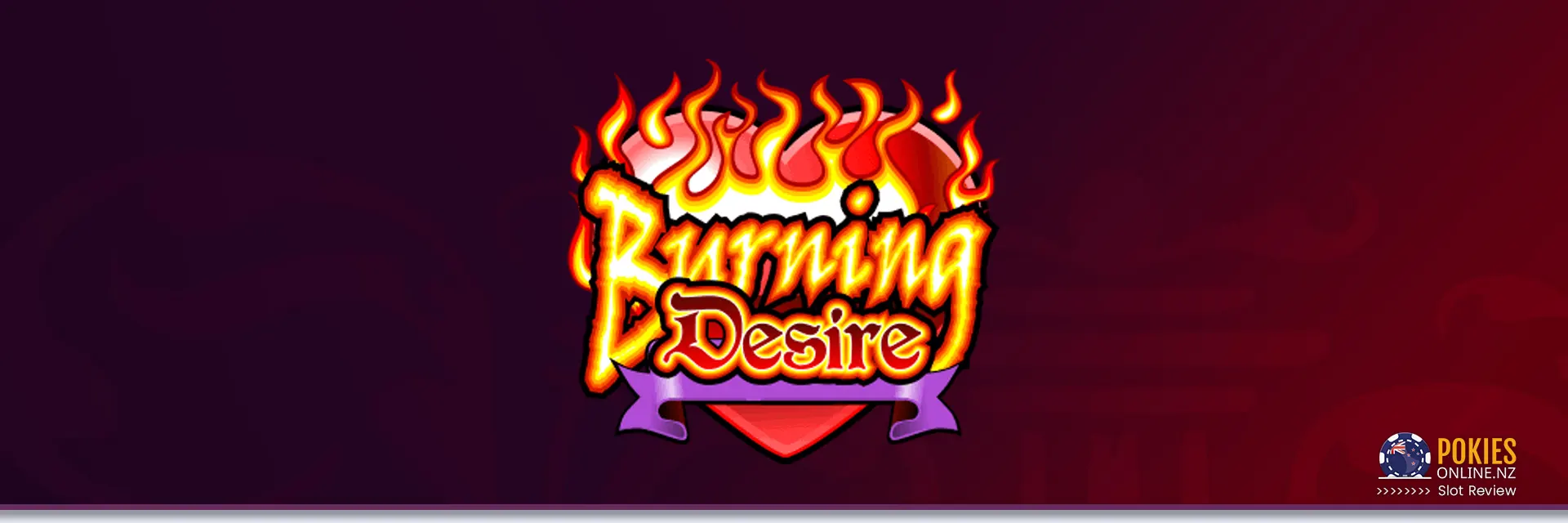 Burning Desire slot banner