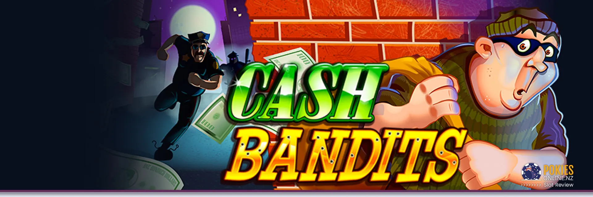 Cash Bandits slot Banner