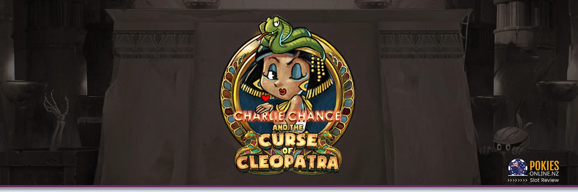 Charlie Chase Cleopatra slot Banner