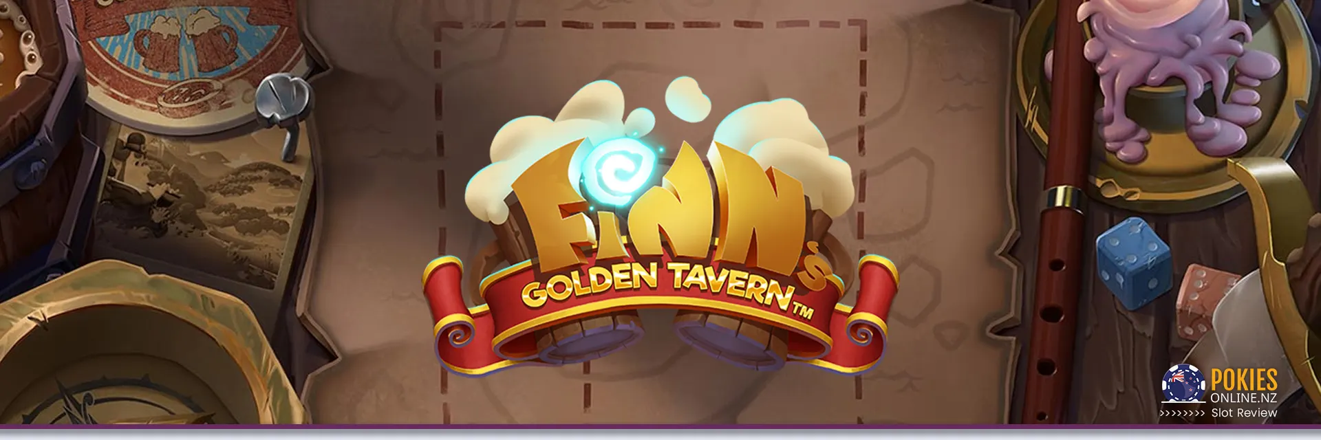 Finns Golden Tavern slot Banner