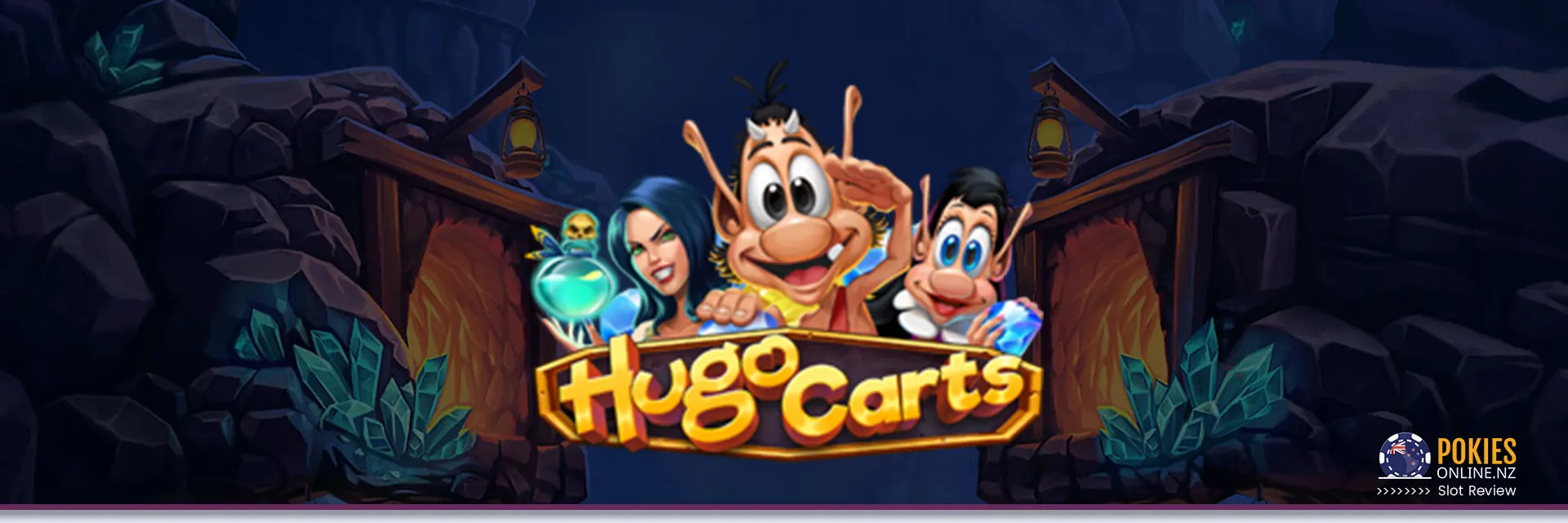Hugo Carts slot banner