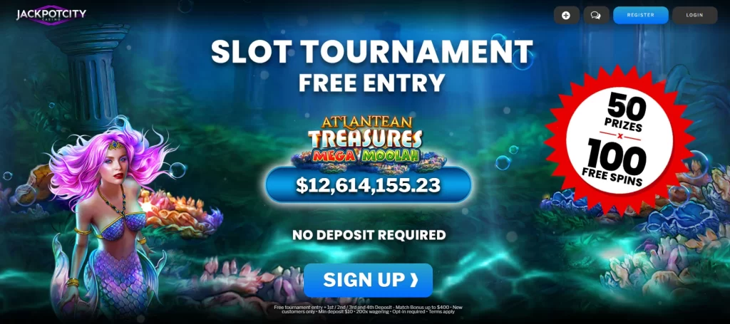 Jackpot city Tournament - Mega Moolah