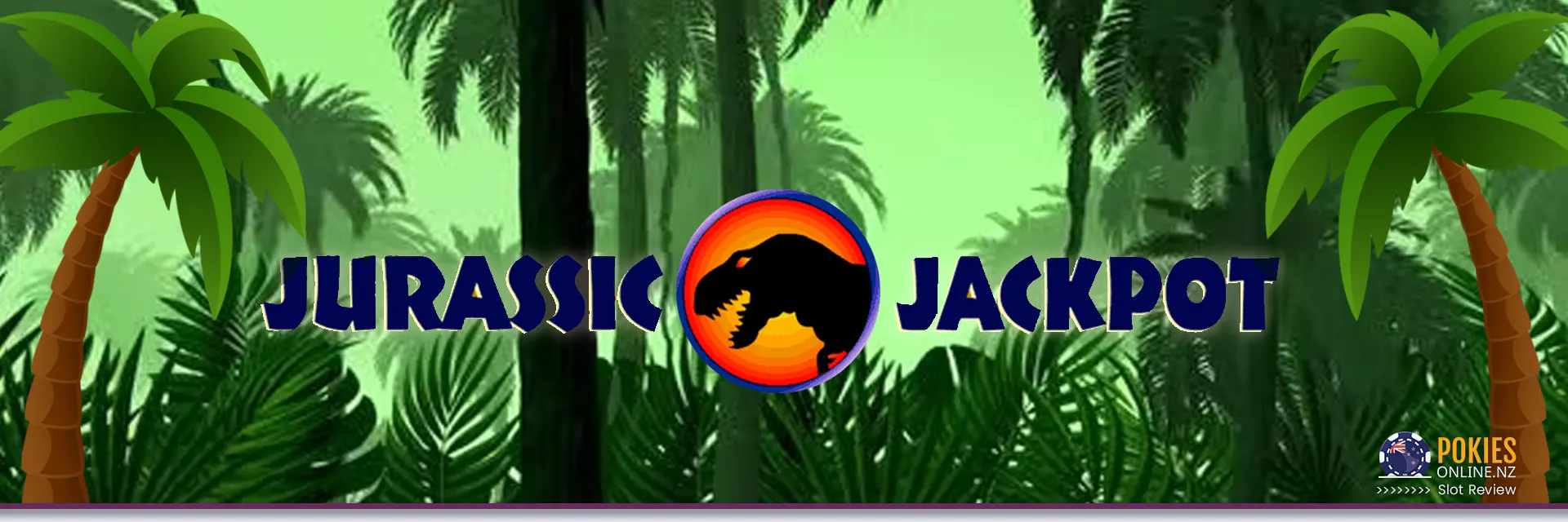 Jurrasic jackpot slot Banner