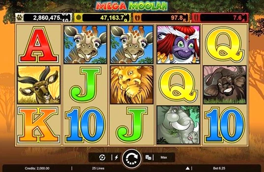 Play Mega Moolah online