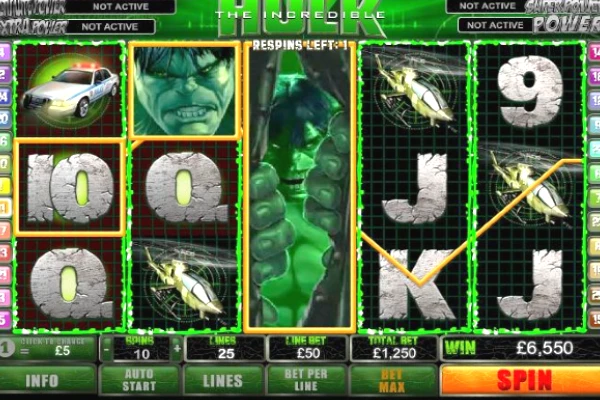 The Incredible Hulk Video Slot