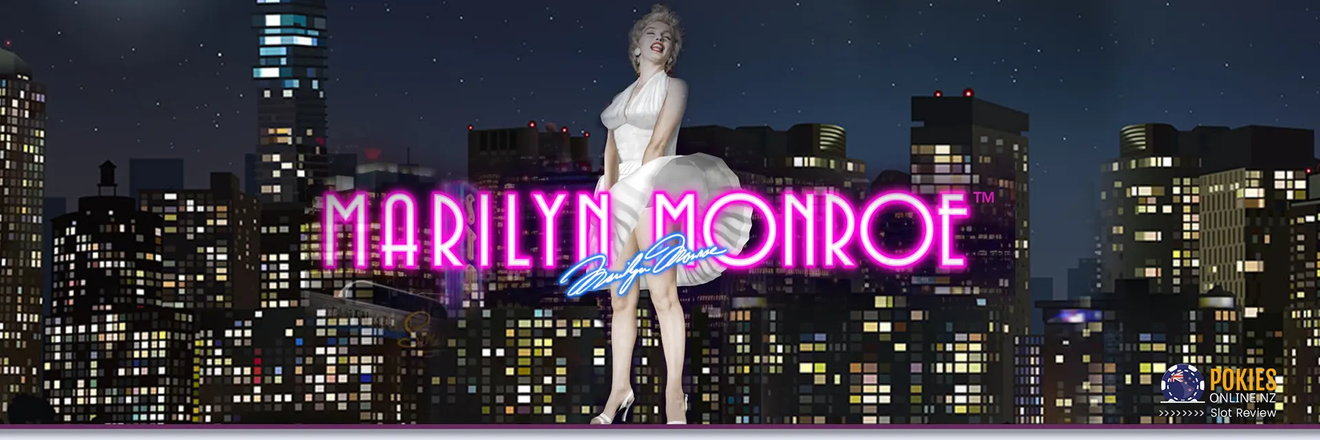 marilin monroe slot banner