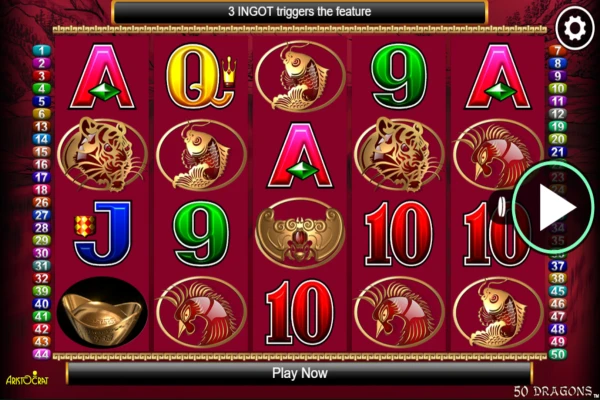 50 dragons slot game