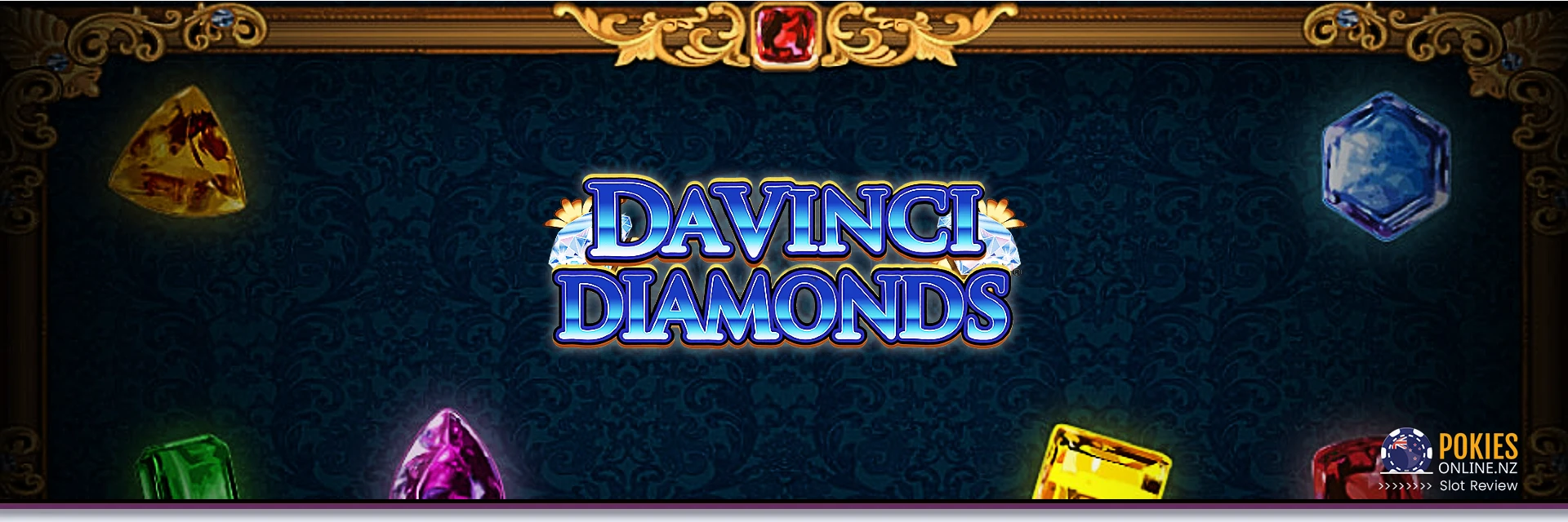 Davinci Diamonds Slot Banner