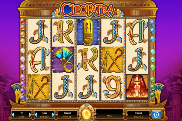 Cleopatra slot game play