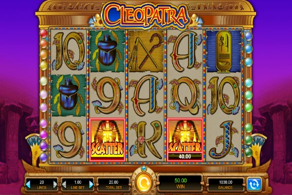 cleopatra slot win