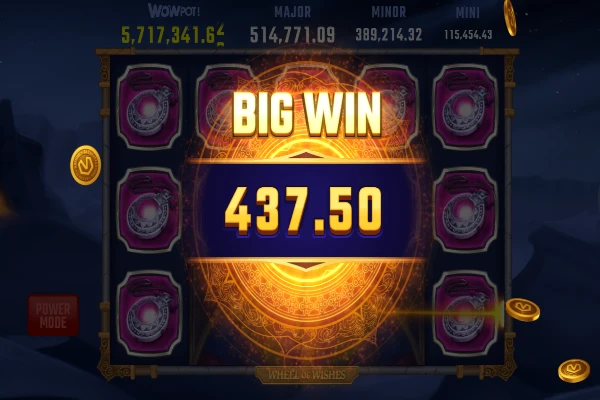 wheel of wishes big win