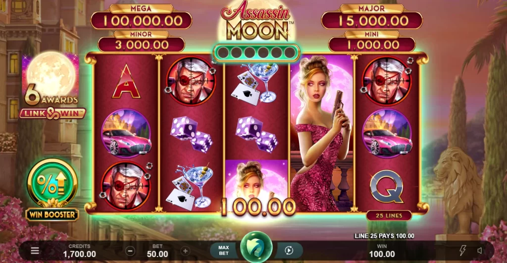 Assassin Moon pokie win