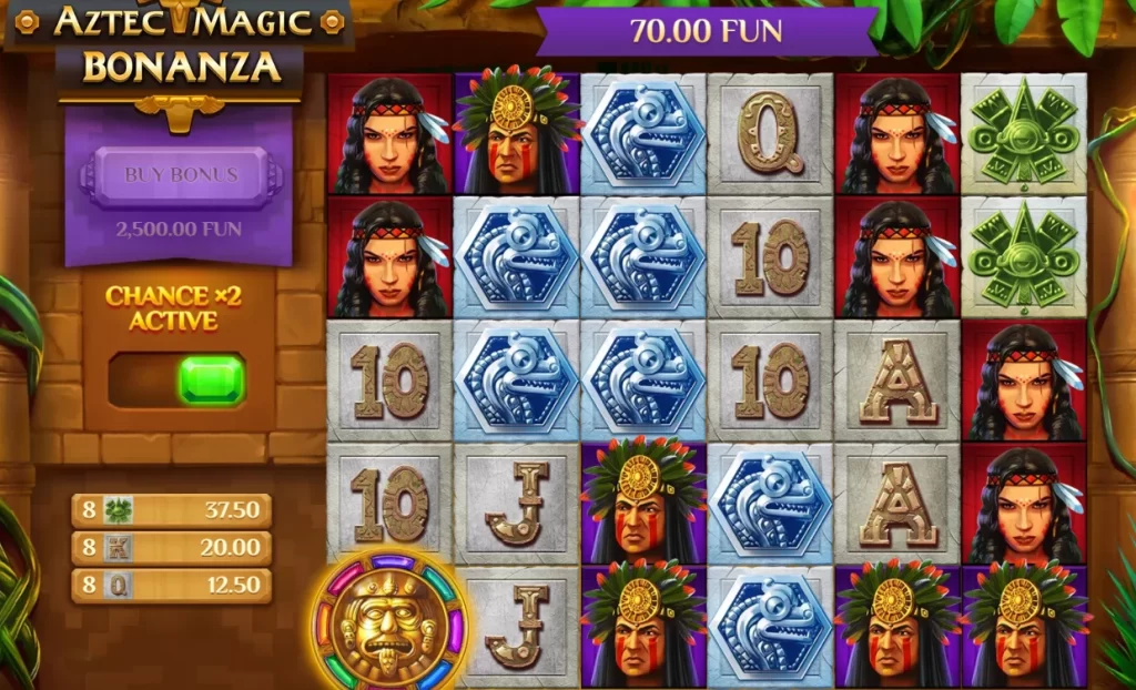 aztec magic bonanza win